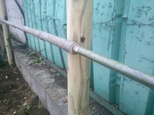 竹材の差込延長